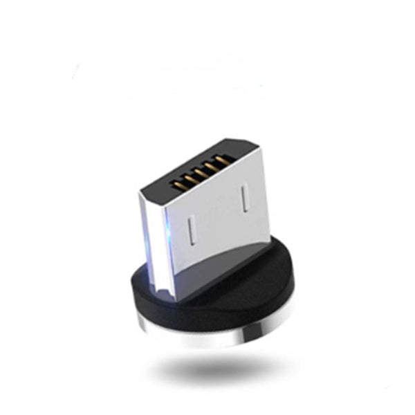 Cablu Magnetic LED 3 în 1, Încărcare Rapidă 2.1 A, Protecție Port – Compatibil iPhone, USB‑C, Android