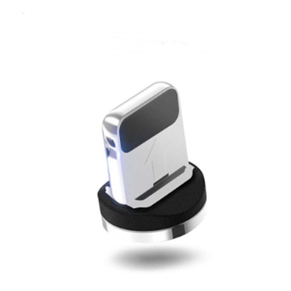 Cablu Magnetic LED 3 în 1, Încărcare Rapidă 2.1 A, Protecție Port – Compatibil iPhone, USB‑C, Android