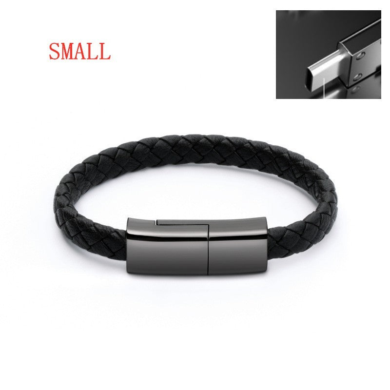 Brățară USB 3 în 1:  Cablu de Încărcare & Transfer Date – Wearable, Reglabil, Stil EDC