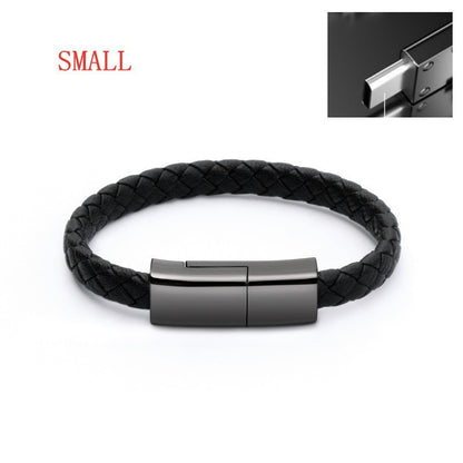 Brățară USB 3 în 1:  Cablu de Încărcare & Transfer Date – Wearable, Reglabil, Stil EDC