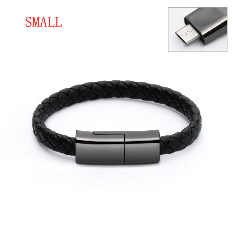 Brățară USB 3 în 1:  Cablu de Încărcare & Transfer Date – Wearable, Reglabil, Stil EDC