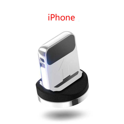 Cablu Magnetic Împletit Nylon 2A – Colț 90°, Conector Dust-Proof, Încarcare Rapidă