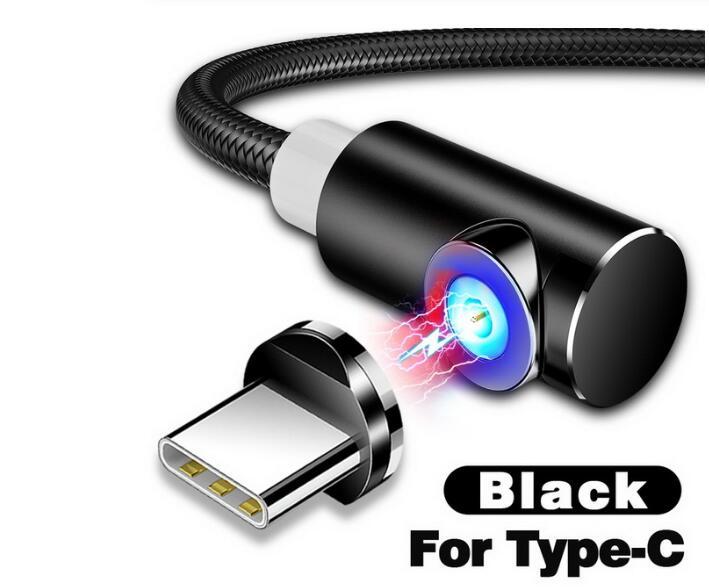 Cablu Magnetic Împletit Nylon 2A – Colț 90°, Conector Dust-Proof, Încarcare Rapidă