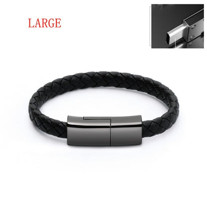 Brățară USB 3 în 1:  Cablu de Încărcare & Transfer Date – Wearable, Reglabil, Stil EDC
